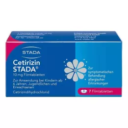 CETIRIZIN STADA 10 mg filmomhulde tabletten, 7 stuks