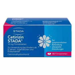 CETIRIZIN STADA 10 mg filmomhulde tabletten, 50 stuks