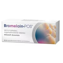 BROMELAIN POS maagsapresistente tabletten, 60 stuks