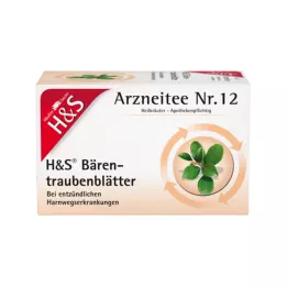 H&S Berendruif theefilterzakjes, 20X2.7 g
