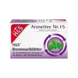 H&S Brandnetelbladeren filterzak, 20X1.6 g