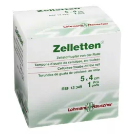 ZELLETTEN Wattenstaafje 4x5 cm niet-steriele rol, 300 stuks