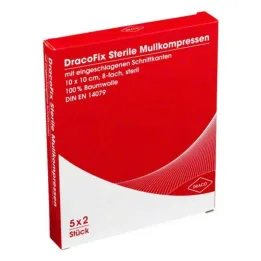 Dracofix Peel-kompressen, 5x2 stuks