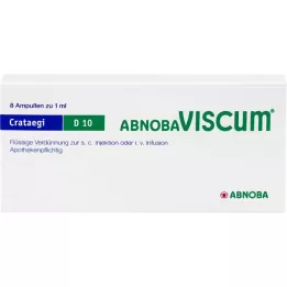ABNOBAVISCUM Crataegi D 10 ampullen, 8 stuks