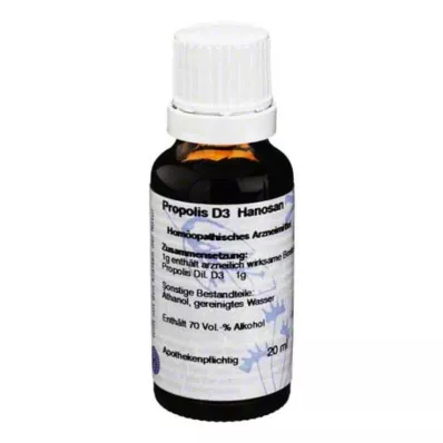 PROPOLIS D 3 Verdunning, 20 ml PROPOLIS D 3 Verdunning, 20 ml