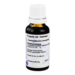 PROPOLIS D 6 verdunning, 20 ml