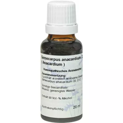 ANACARDIUM D12 verdunning, 20 ml ANACARDIUM D12 verdunning, 20 ml