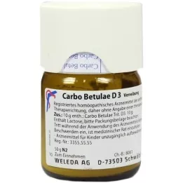 CARBO BETULAE D 3 Trituration, 50 g