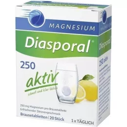 MAGNESIUM DIASPORAL 250 Actieve bruisende tabletten, 20 st