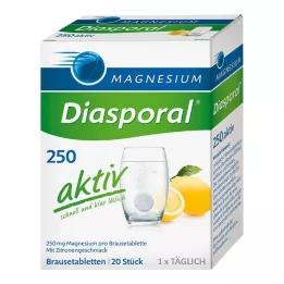 MAGNESIUM DIASPORAL 250 actieve bruistabletten, 20 stuks