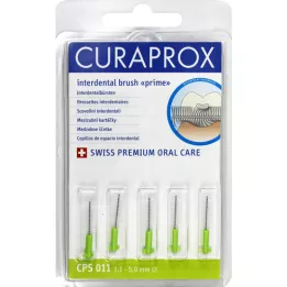 Curaprox CPS 011 Interdental Brush Prime Lindengreen, 5 st