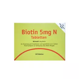 BIOTIN 5 mg N tabletten, 150 stuks