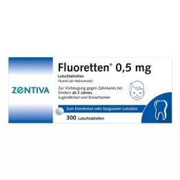 FLUORETTEN 0,5 mg tabletten, 300 stuks