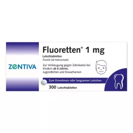 FLUORETTEN 1,0 mg tabletten, 300 stuks