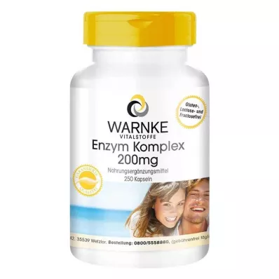 ENZYM KOMPLEX 200 capsules, 250 stuks ENZYM KOMPLEX 200 capsules, 250 stuks