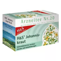 H&amp;S Sint-Janskruidfilterzakken, 20X2,0 g
