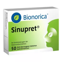SINUPRET omhulde tabletten, 50 stuks