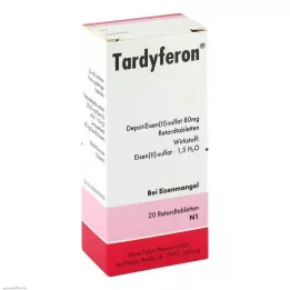 TARDYFERON Tabletten met vertraagde afgifte, 20 stuks