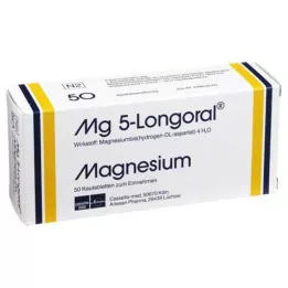MG 5 LONGORAL Kauwtabletten, 50 stuks