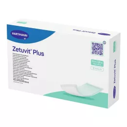 ZETUVIT plus extra -strong zuigkracht COMPR.STERIL 10x20 cm, 10 st