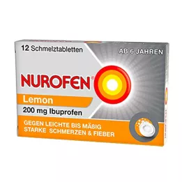 NUROFEN 200 mg citroen smelttabletten, 12 stuks