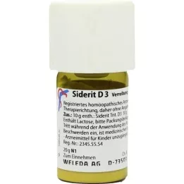 SIDERIT D 3 trituratie, 20 g