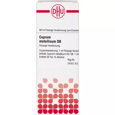 Cuprum ontmoet D 8, 50 ml Cuprum ontmoet D 8, 50 ml