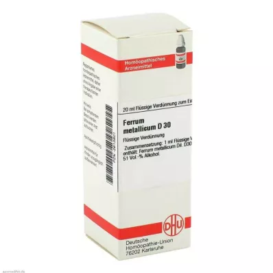 Ferrum ontmoette D30, 20 ml Ferrum ontmoette D30, 20 ml