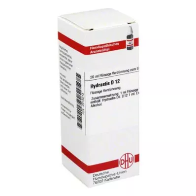 HYDRASTIS D 12 Verdunning, 20 ml HYDRASTIS D 12 Verdunning, 20 ml