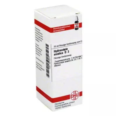 HYDROCOTYLE asiatica D 3 Verdunning, 20 ml HYDROCOTYLE asiatica D 3 Verdunning, 20 ml