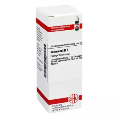 JABORANDI D 6 Verdunning, 20 ml
