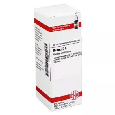 RUMEX D 6 Verdunning, 20 ml