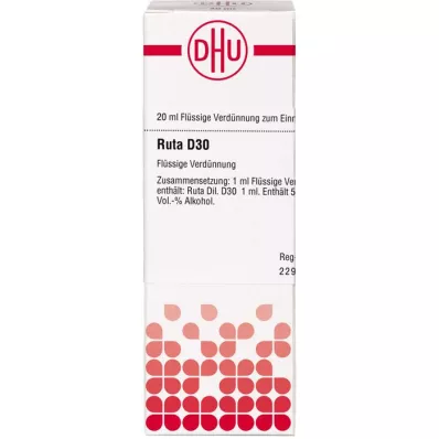 RUTA D 30 Verdunning, 20 ml