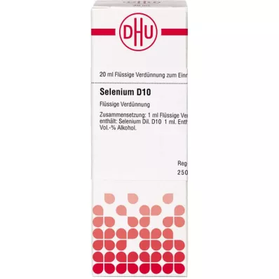SELENIUM D 10 Verdunning, 20 ml SELENIUM D 10 Verdunning, 20 ml