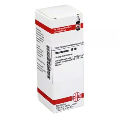 STRAMONIUM D 30 Verdunning, 20 ml STRAMONIUM D 30 Verdunning, 20 ml