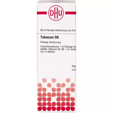 TABACUM D 8 Verdunning, 20 ml