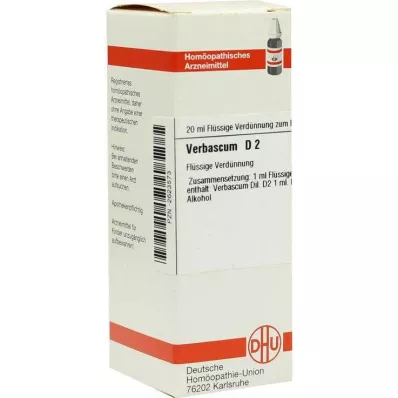 VERBASCUM D 2 Verdunning, 20 ml VERBASCUM D 2 Verdunning, 20 ml