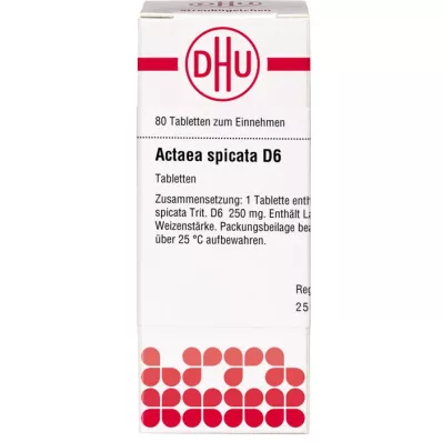 ACTAEA SPIC D 6, 80 st ACTAEA SPIC D 6, 80 st