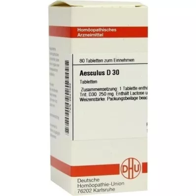Aesculus D30, 80 st