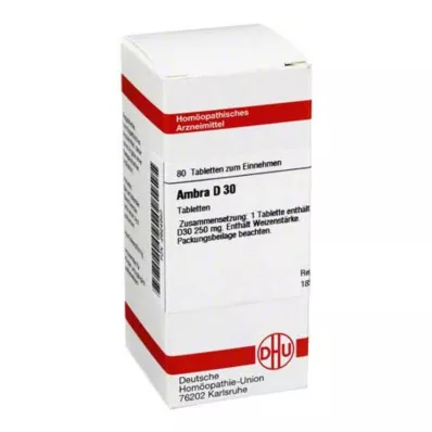 AMBRA D 30 tabletten, 80 stuks AMBRA D 30 tabletten, 80 stuks