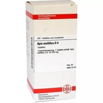APIs Mellifica D 4, 200 st APIs Mellifica D 4, 200 st