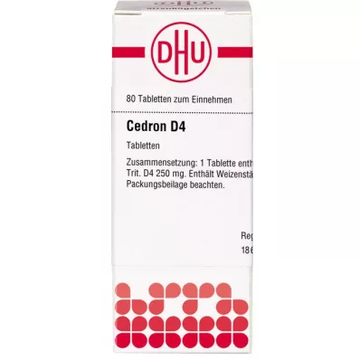 CEDRON D 4 tabletten, 80 st CEDRON D 4 tabletten, 80 st