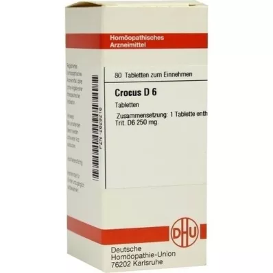 CROCUS D 6 tabletten, 80 st