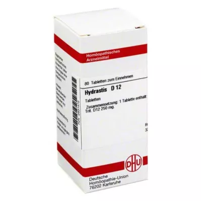 HYDRASTIS D 12 tabletten, 80 stuks