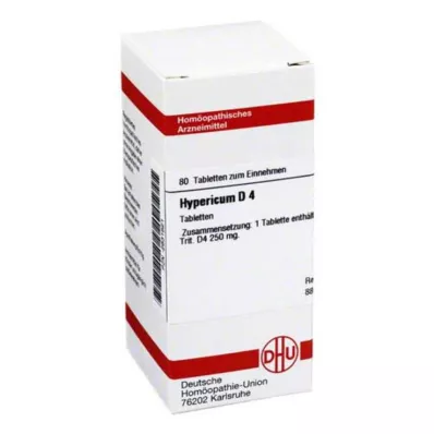 HYPERICUM D 4 tabletten, 80 stuks