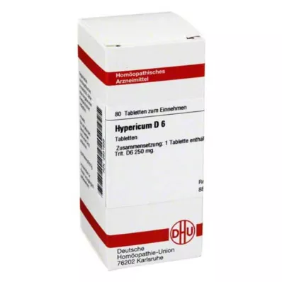 HYPERICUM D 6 tabletten, 80 stuks