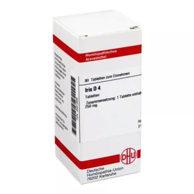 IRIS D 4 tabletten, 80 stuks IRIS D 4 tabletten, 80 stuks