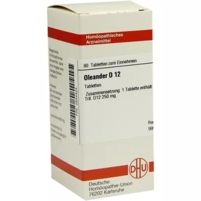 OLEANDER D 12 tabletten, 80 st OLEANDER D 12 tabletten, 80 st