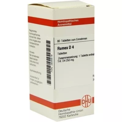 RUMEX D 4 tabletten, 80 st