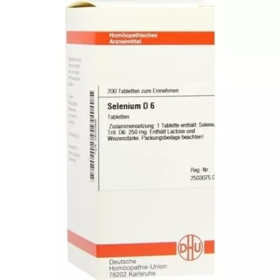 SELENIUM D 6 tabletten, 200 st